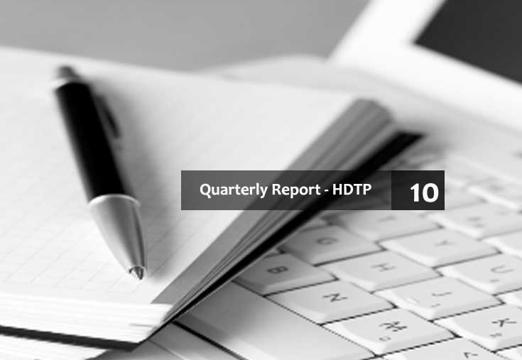 HDTP  10th Quarterly Report